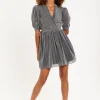 House of Holland V- Neck Mini Dress