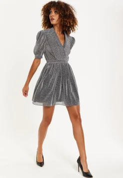 House of Holland V- Neck Mini Dress