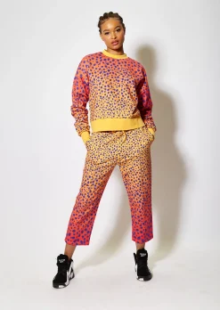 House of Holland Vivid Ceetah Print Joggers