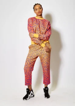 House of Holland Vivid Ceetah Print Joggers