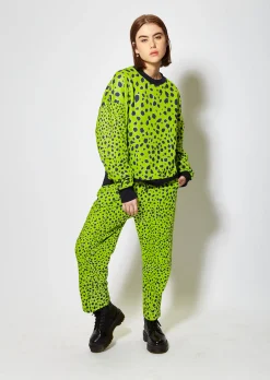 House of Holland Vivid Cheetah Print Joggers