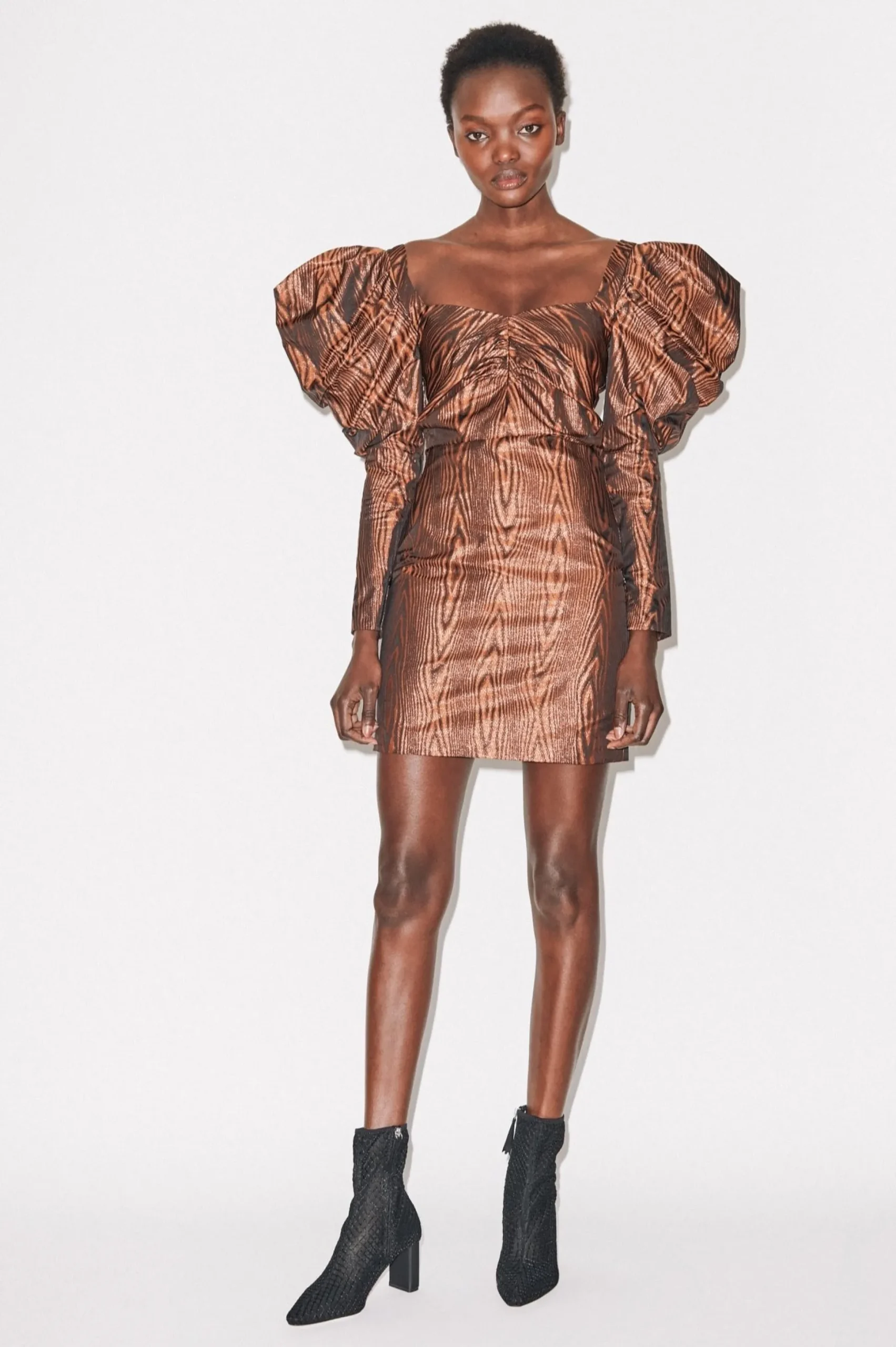 House of Holland Volume Sleeve Mini Dress