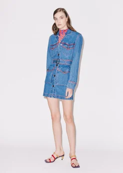 House of Holland Western Denim Dress