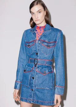 House of Holland Western Denim Dress