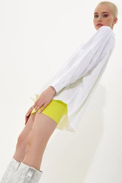 House Of Holland White Floral Jacquard Shirt
