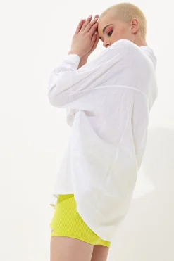 House Of Holland White Floral Jacquard Shirt