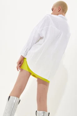 House Of Holland White Floral Jacquard Shirt