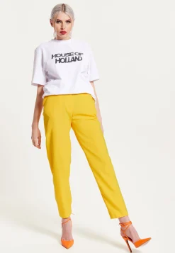 House Of Holland White Transfer Printed T-Shirt With A Small Spot 3D D