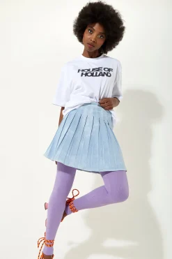 House Of Holland White Transfer Printed T-Shirt With A Small Spot 3D D