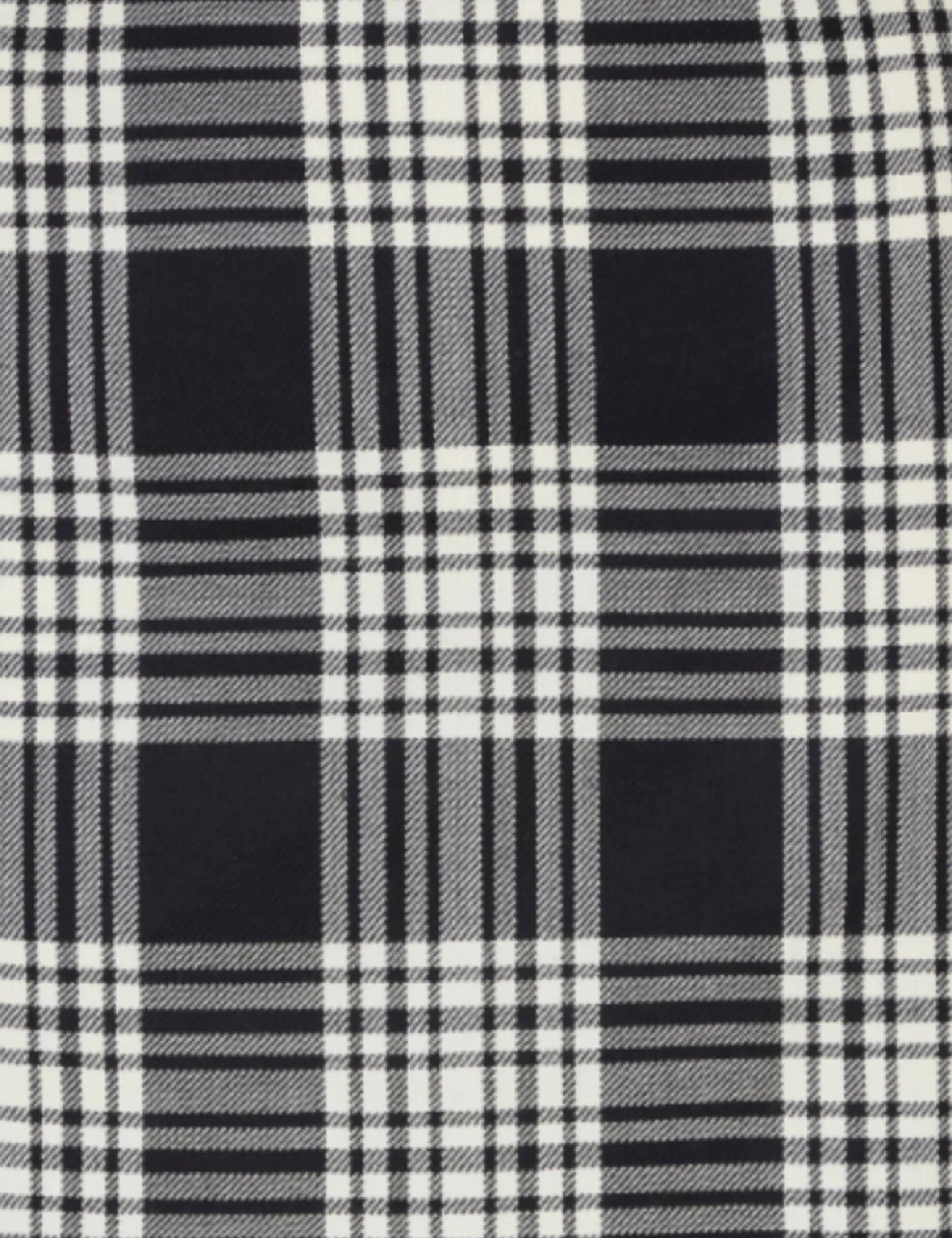 House of Holland Wool Black And White Check Mini Skirt