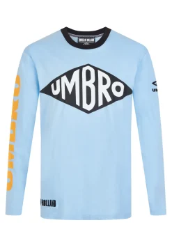 House of Holland x Umbro Blue Long Sleeve Tee | House of Holland