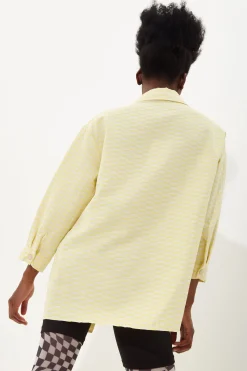 House Of Holland Yellow Jacquard Shirt
