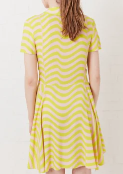 Pink And Lime Surfer Dress | House of Holland