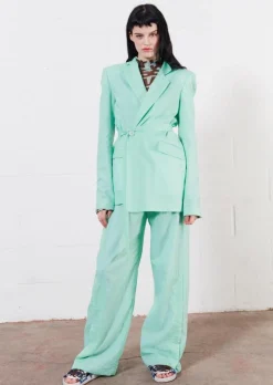 Ripstop Tailored Jacket (Mint Green) | House of Holland