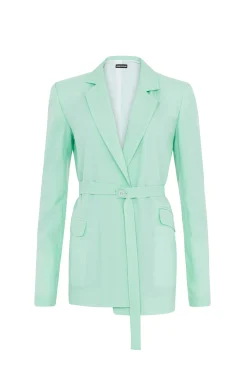 Ripstop Tailored Jacket (Mint Green) | House of Holland
