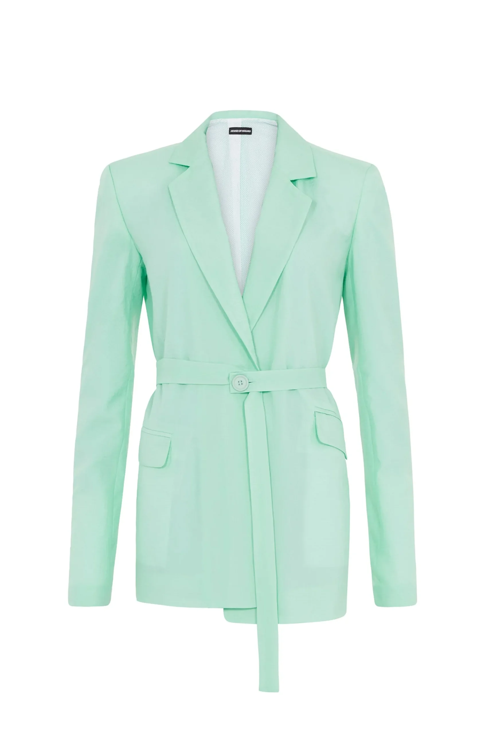 Ripstop Tailored Jacket (Mint Green) | House of Holland