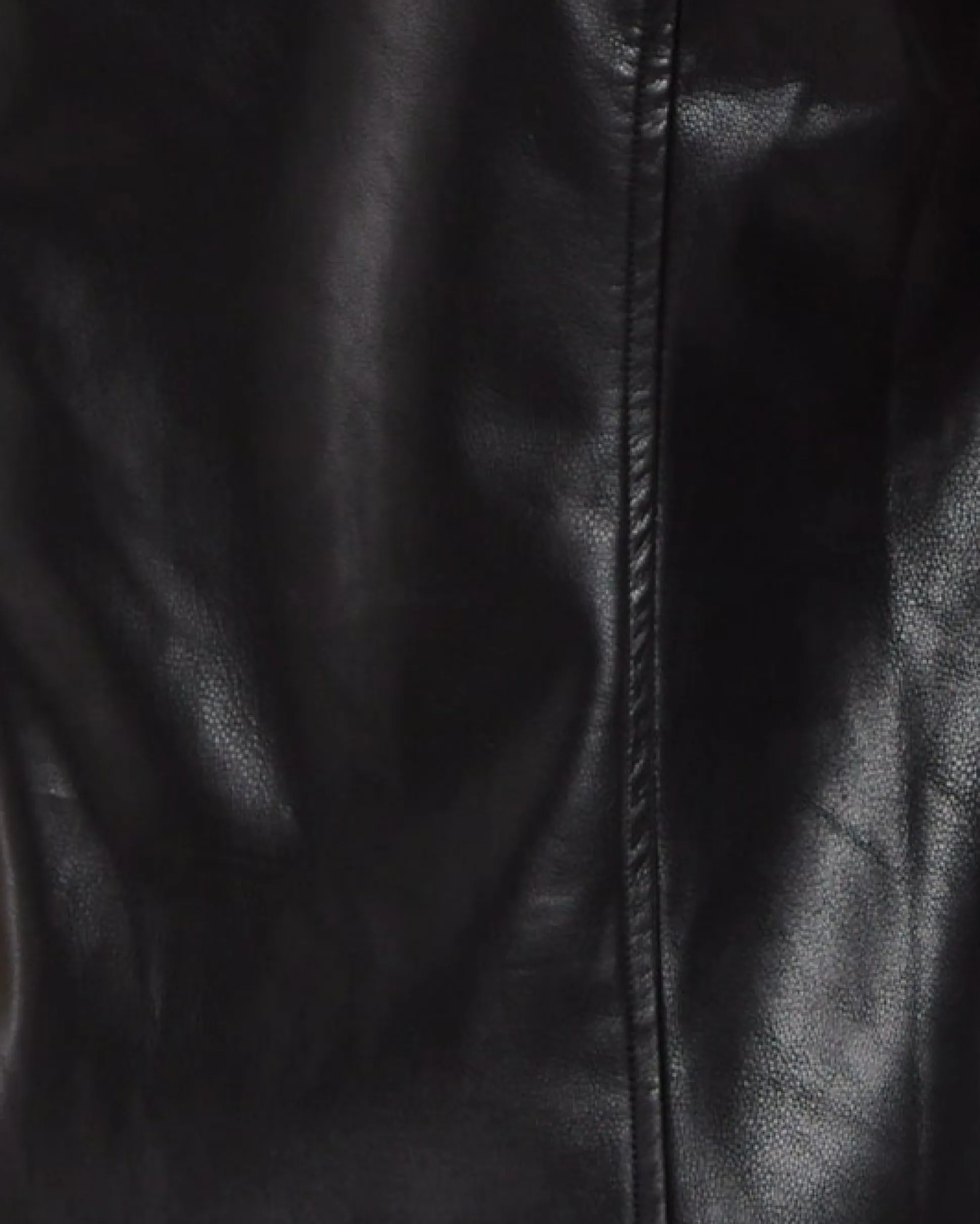 Rocker Faux Leather Twist Dress