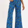Rocket Print Diamante Embellish Trousers