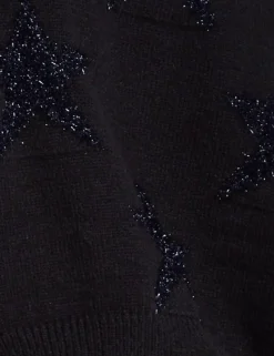 Sparkle Star Jumper in Black