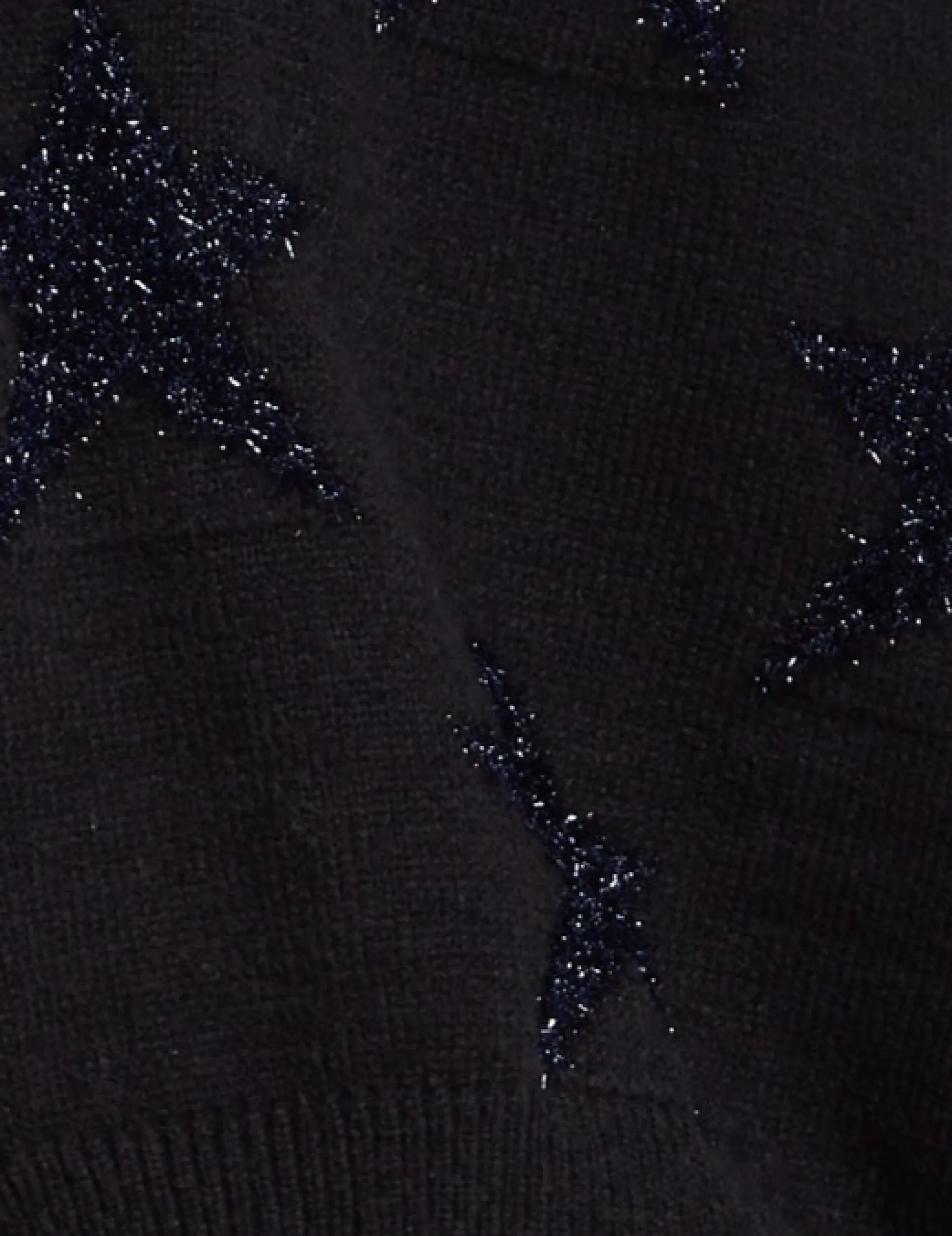 Sparkle Star Jumper in Black