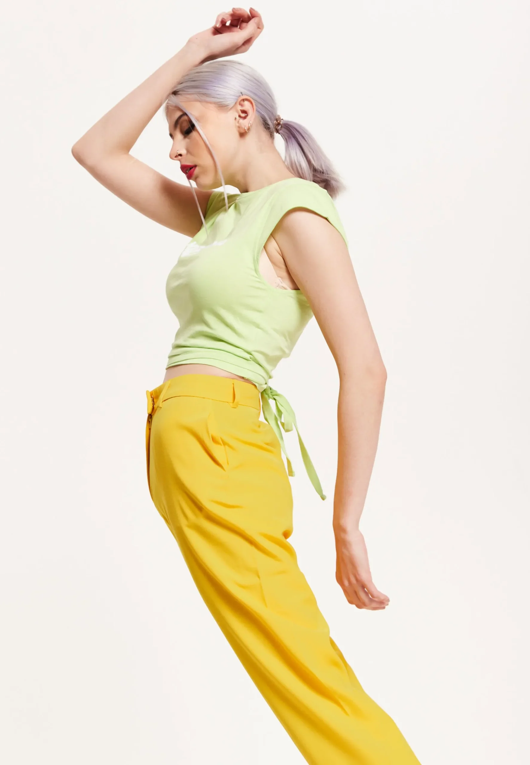 Yellow Tailored Trouser | House of Holland