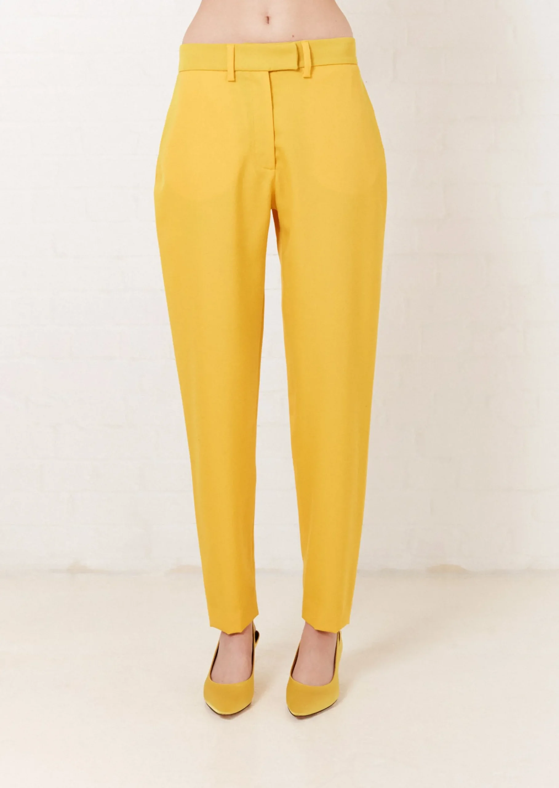 Yellow Tailored Trouser | House of Holland