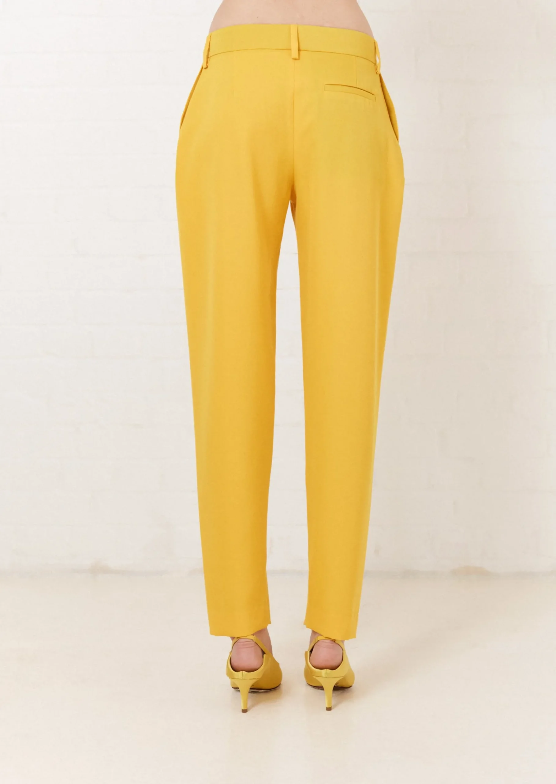 Yellow Tailored Trouser | House of Holland